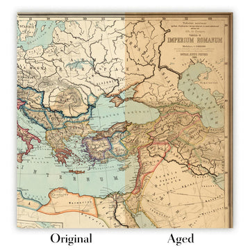 Image showing the difference between an Original map and a Personalised map